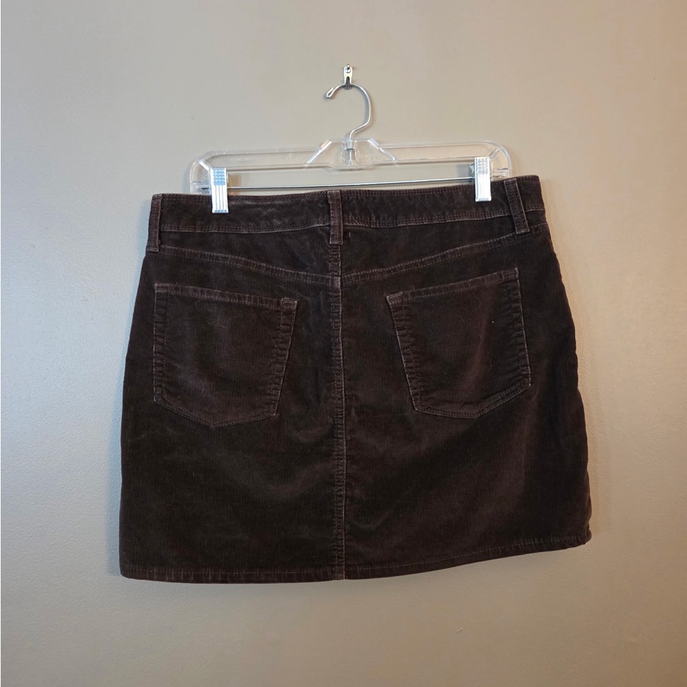 GAP Brown corduroy mini skirt